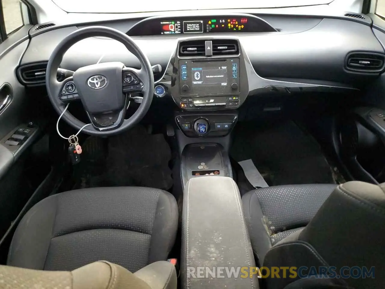 8 fotografías del automóvil dañado JTDKARFU4K3093515 TOYOTA PRIUS 2019