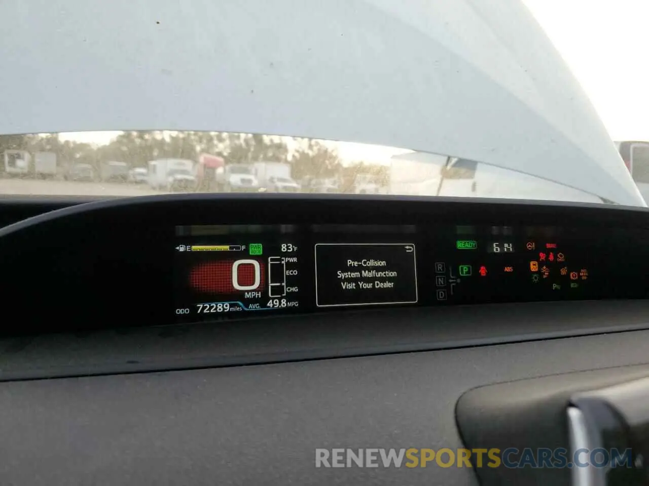 9 fotografías del automóvil dañado JTDKARFU4K3093515 TOYOTA PRIUS 2019