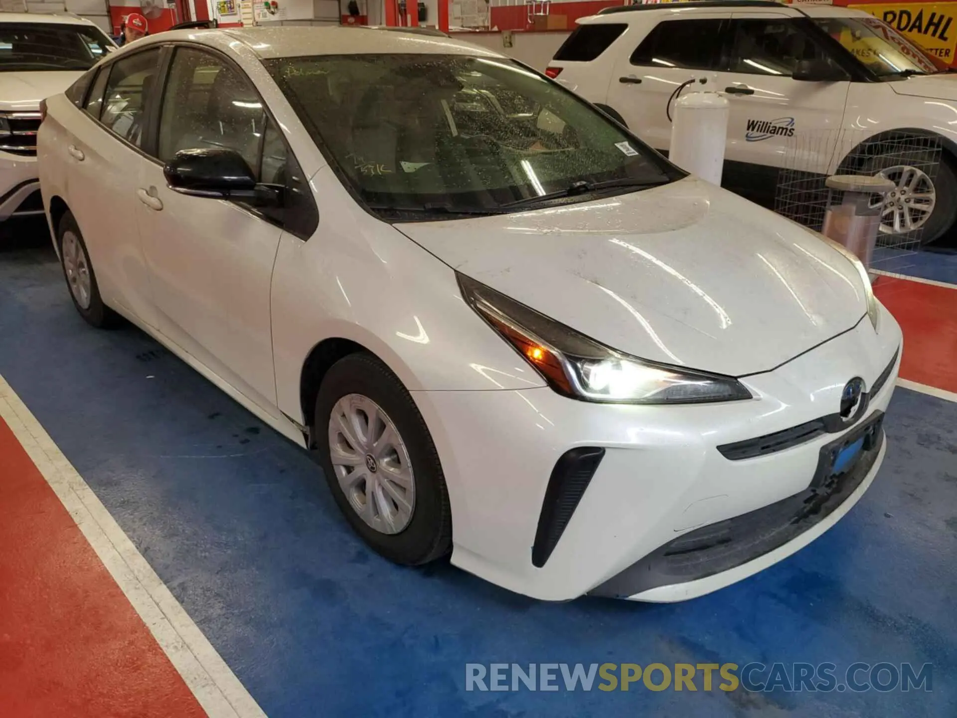 22 fotografías del automóvil dañado JTDKARFU5K3068994 TOYOTA PRIUS 2019