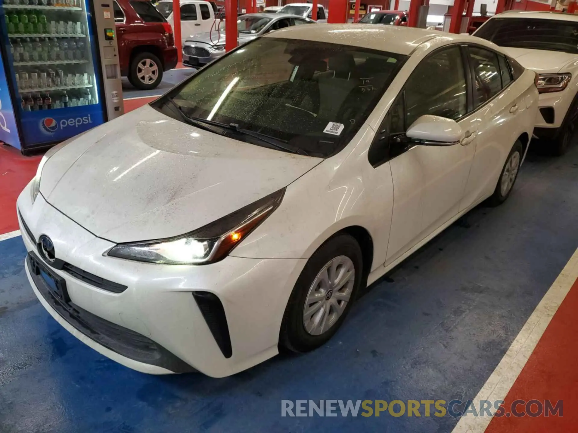 6 fotografías del automóvil dañado JTDKARFU5K3068994 TOYOTA PRIUS 2019