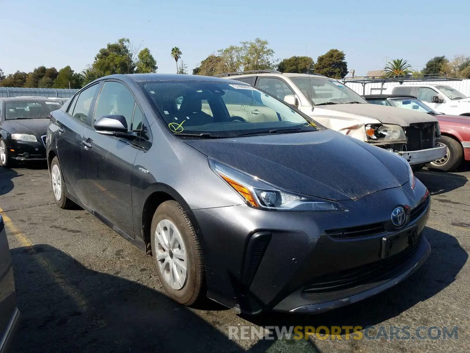 1 fotografías del automóvil dañado JTDKARFU5K3070003 TOYOTA PRIUS 2019