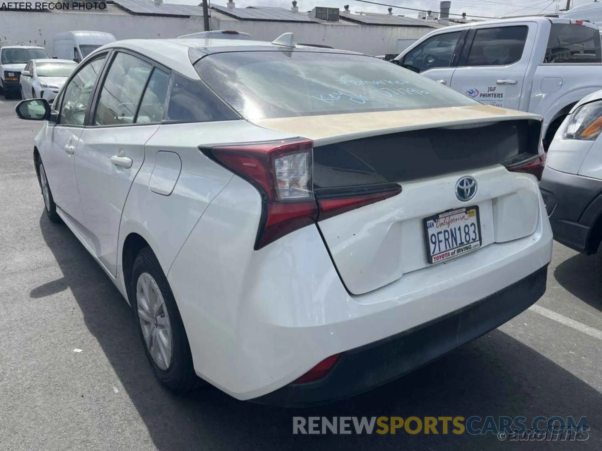 7 fotografías del automóvil dañado JTDKARFU5K3071796 TOYOTA PRIUS 2019