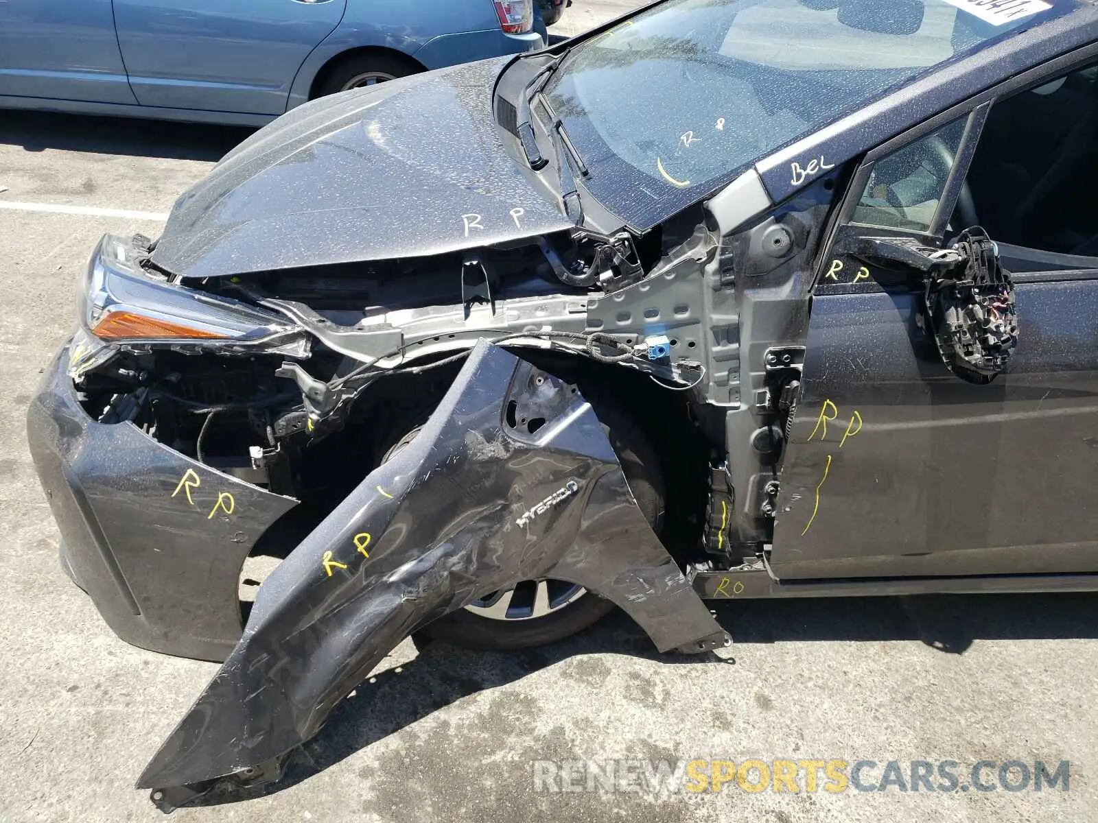9 fotografías del automóvil dañado JTDKARFU5K3073600 TOYOTA PRIUS 2019