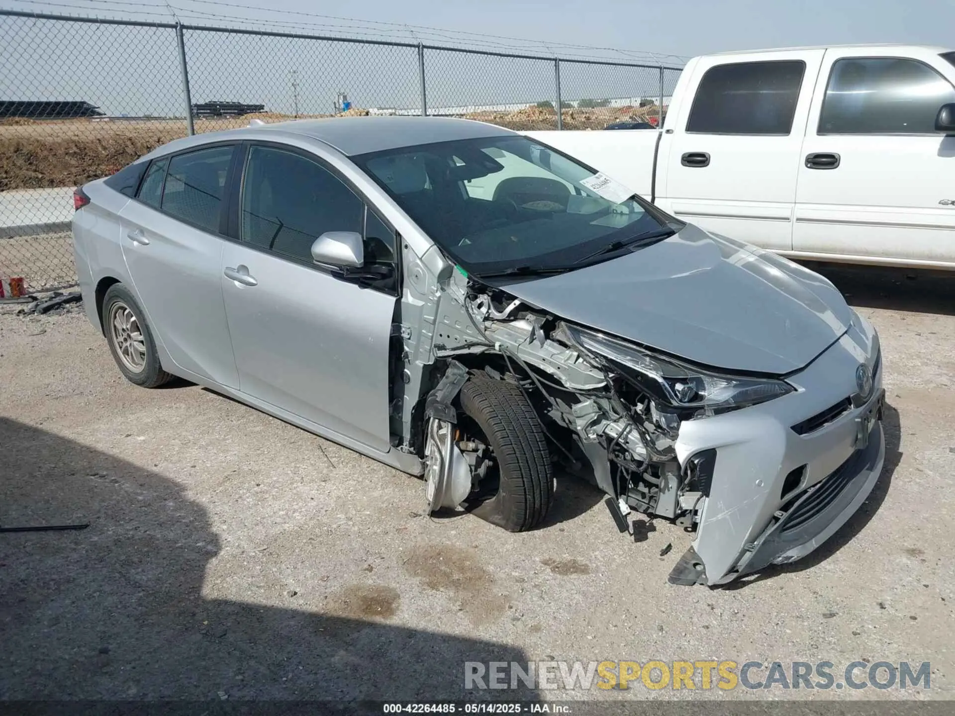 1 fotografías del automóvil dañado JTDKARFU5K3073984 TOYOTA PRIUS 2019