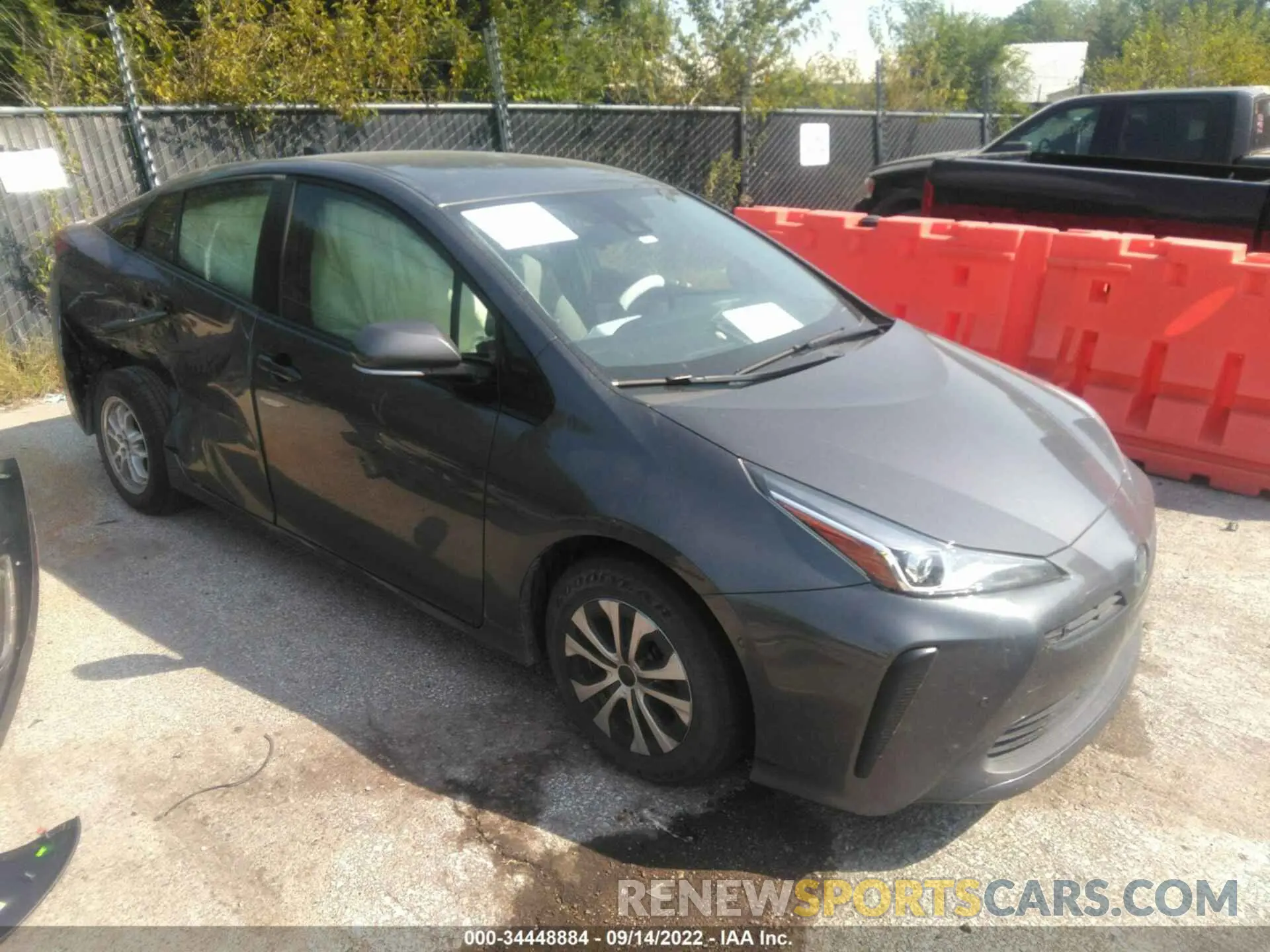 1 fotografías del automóvil dañado JTDKARFU5K3076240 TOYOTA PRIUS 2019