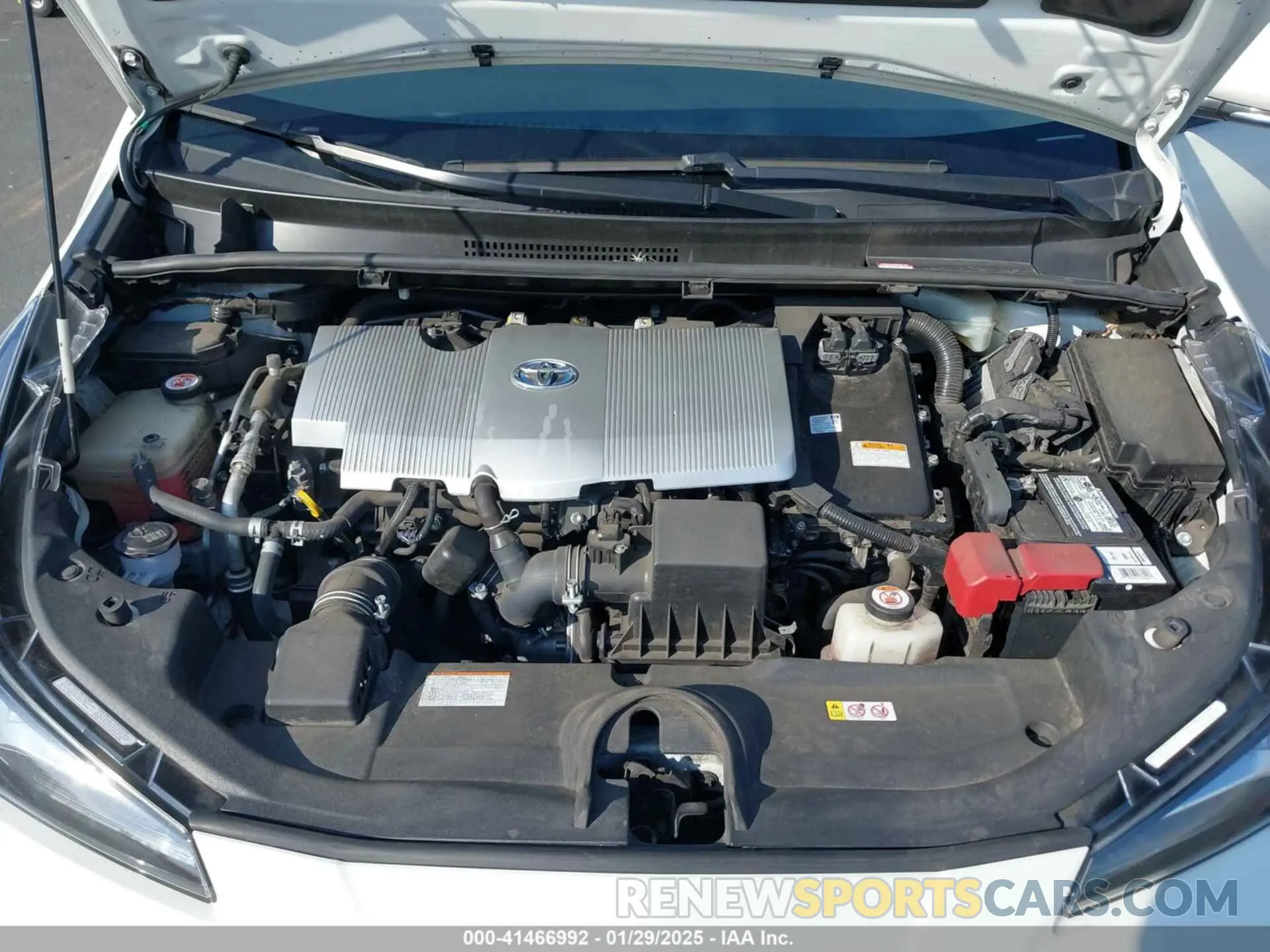 10 fotografías del automóvil dañado JTDKARFU5K3081941 TOYOTA PRIUS 2019