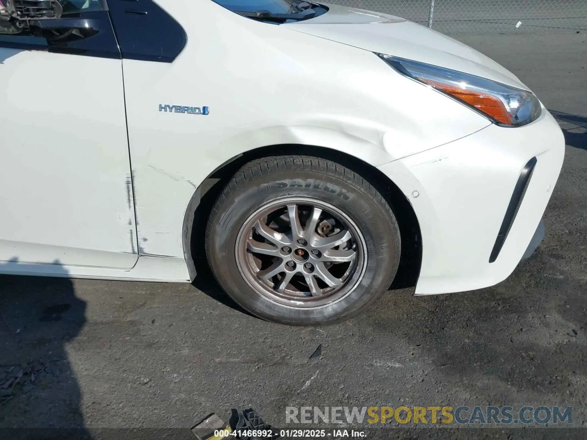 6 fotografías del automóvil dañado JTDKARFU5K3081941 TOYOTA PRIUS 2019