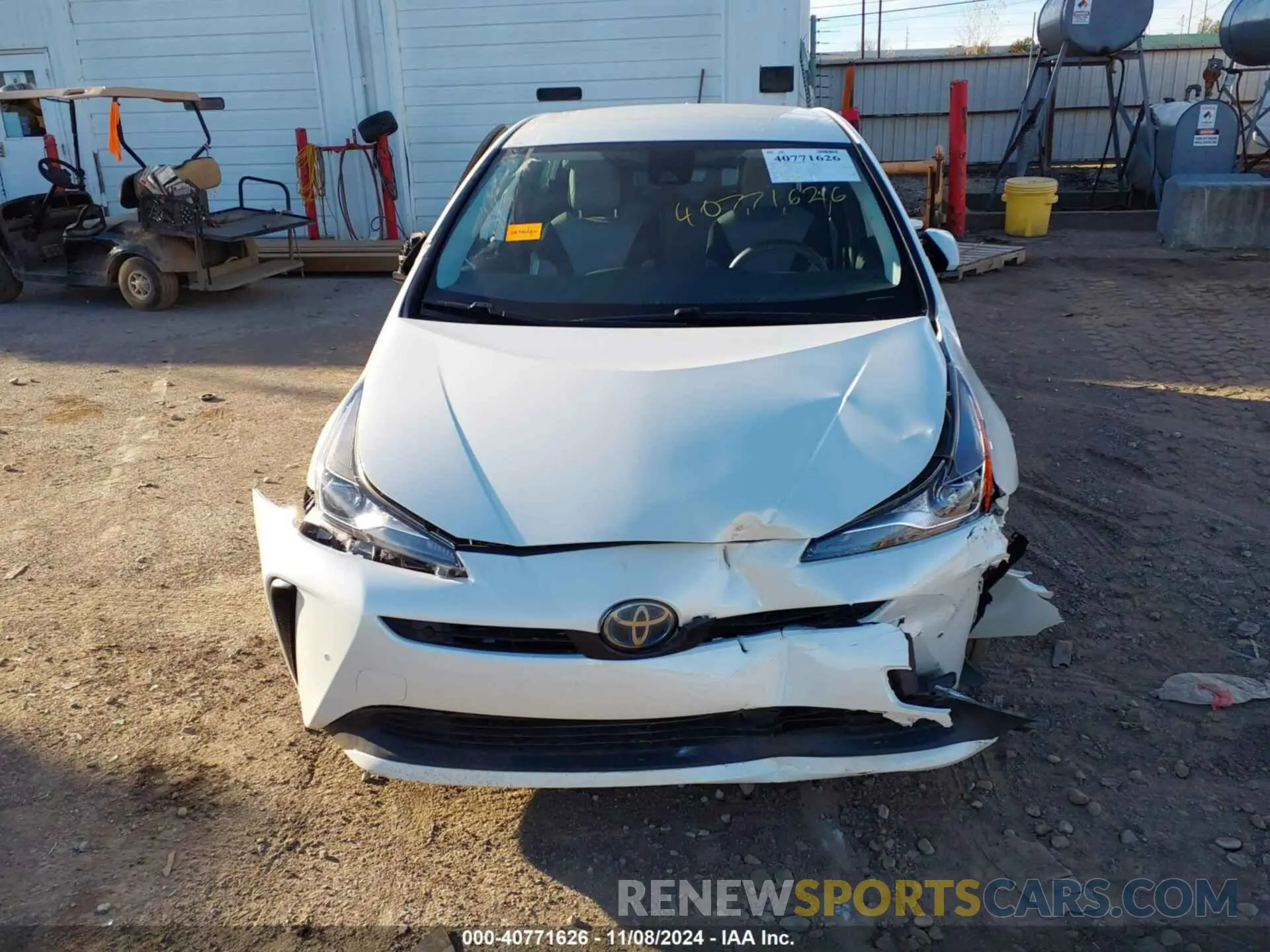 12 fotografías del automóvil dañado JTDKARFU5K3091367 TOYOTA PRIUS 2019