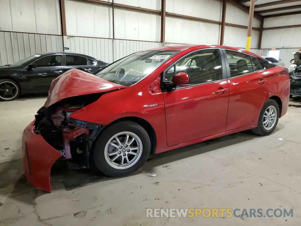 1 fotografías del automóvil dañado JTDKARFU5K3100990 TOYOTA PRIUS 2019