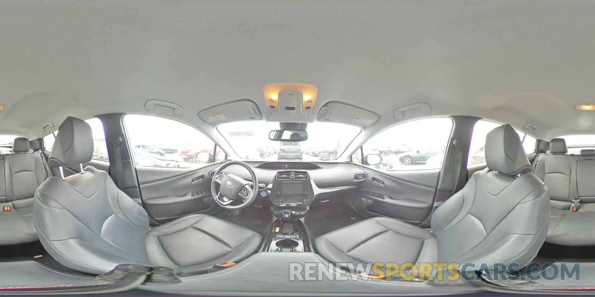 14 fotografías del automóvil dañado JTDKARFU5K3102626 TOYOTA PRIUS 2019