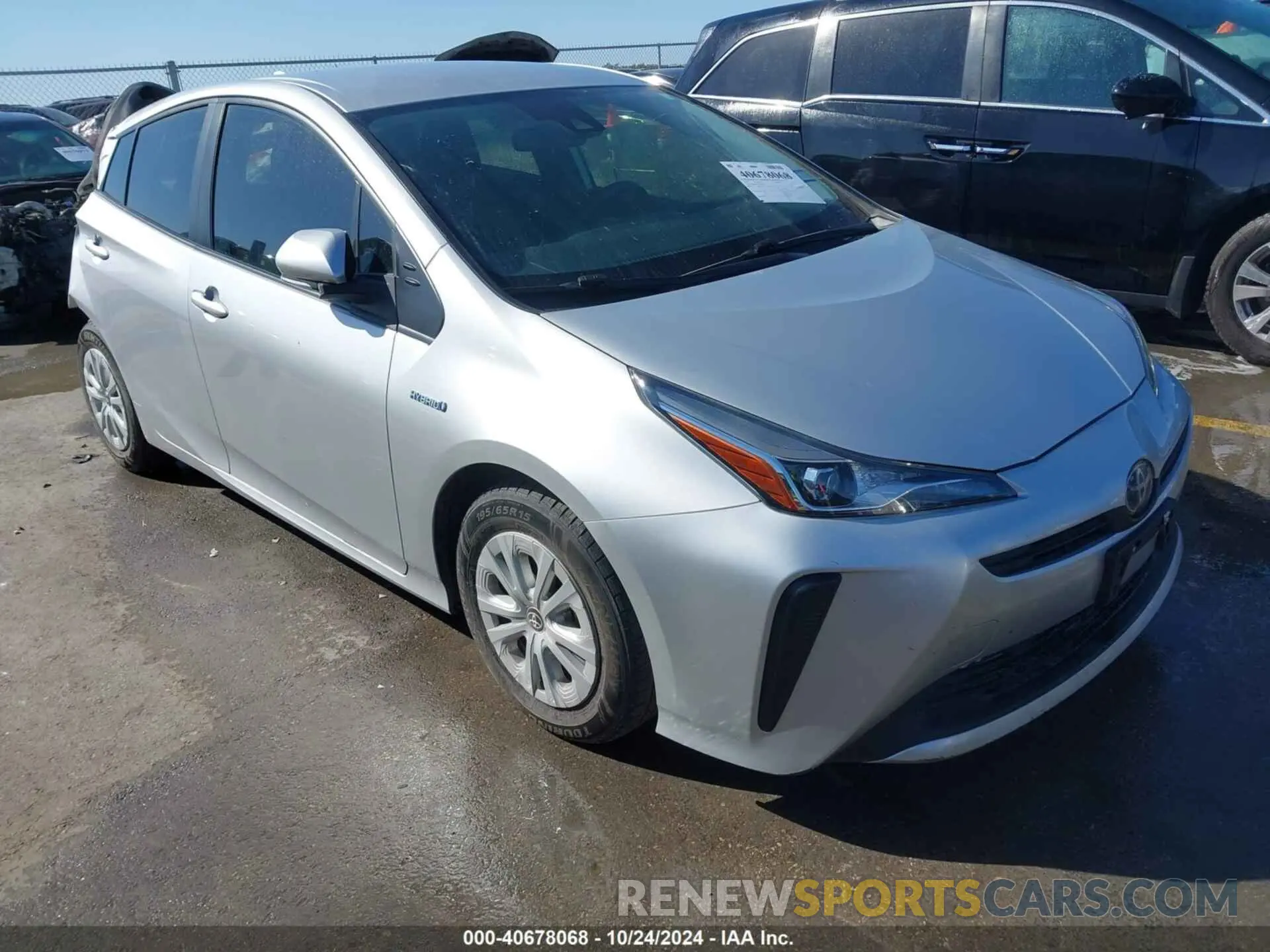 1 fotografías del automóvil dañado JTDKARFU6K3088350 TOYOTA PRIUS 2019