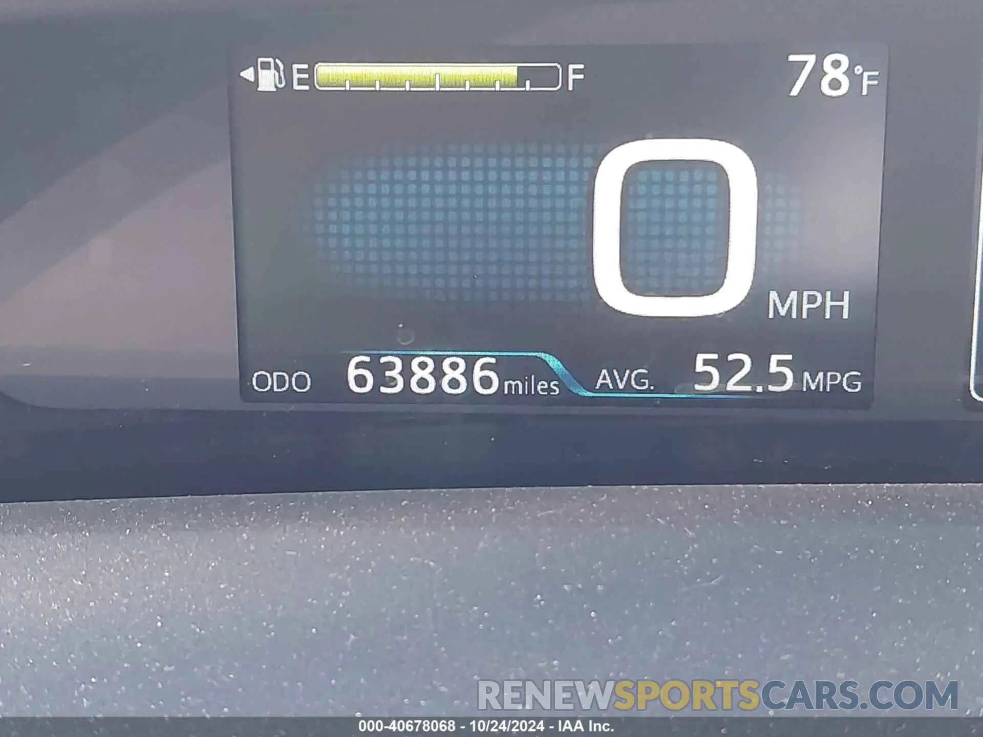 15 fotografías del automóvil dañado JTDKARFU6K3088350 TOYOTA PRIUS 2019