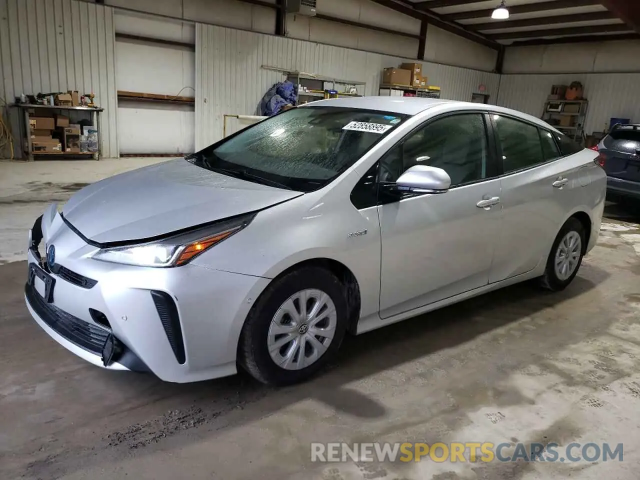 1 fotografías del automóvil dañado JTDKARFU6K3088882 TOYOTA PRIUS 2019