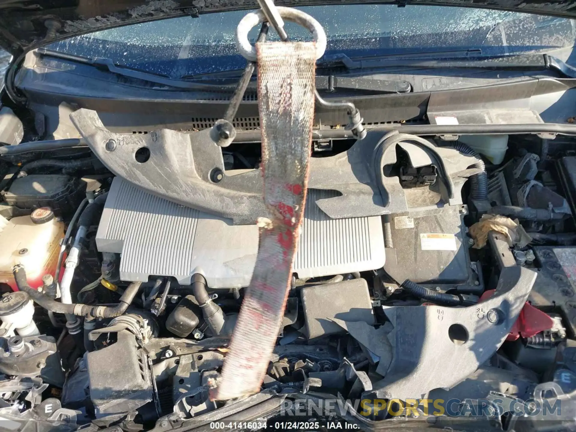 10 fotografías del automóvil dañado JTDKARFU6K3094116 TOYOTA PRIUS 2019