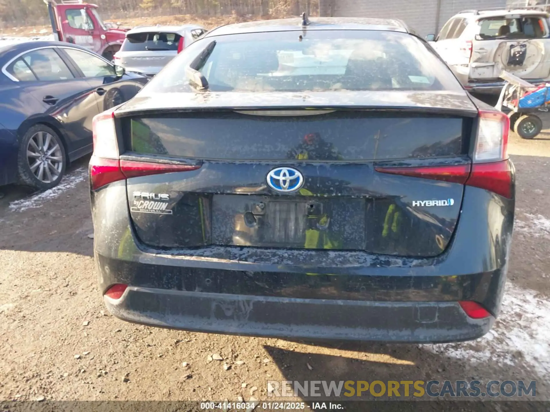 15 fotografías del automóvil dañado JTDKARFU6K3094116 TOYOTA PRIUS 2019