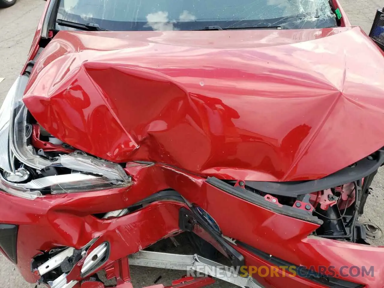 11 fotografías del automóvil dañado JTDKARFU6K3100271 TOYOTA PRIUS 2019