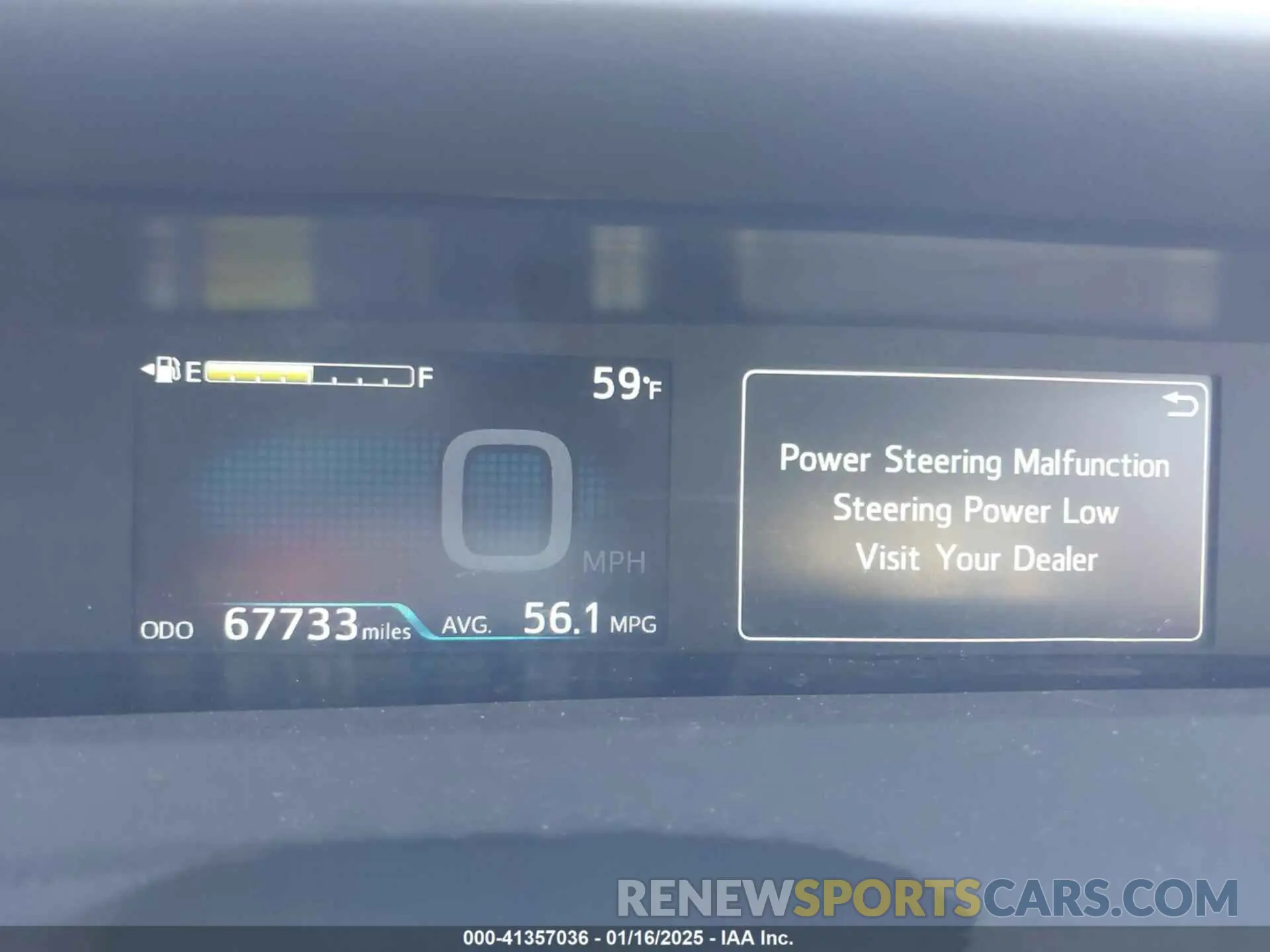 7 fotografías del automóvil dañado JTDKARFU7K3074781 TOYOTA PRIUS 2019