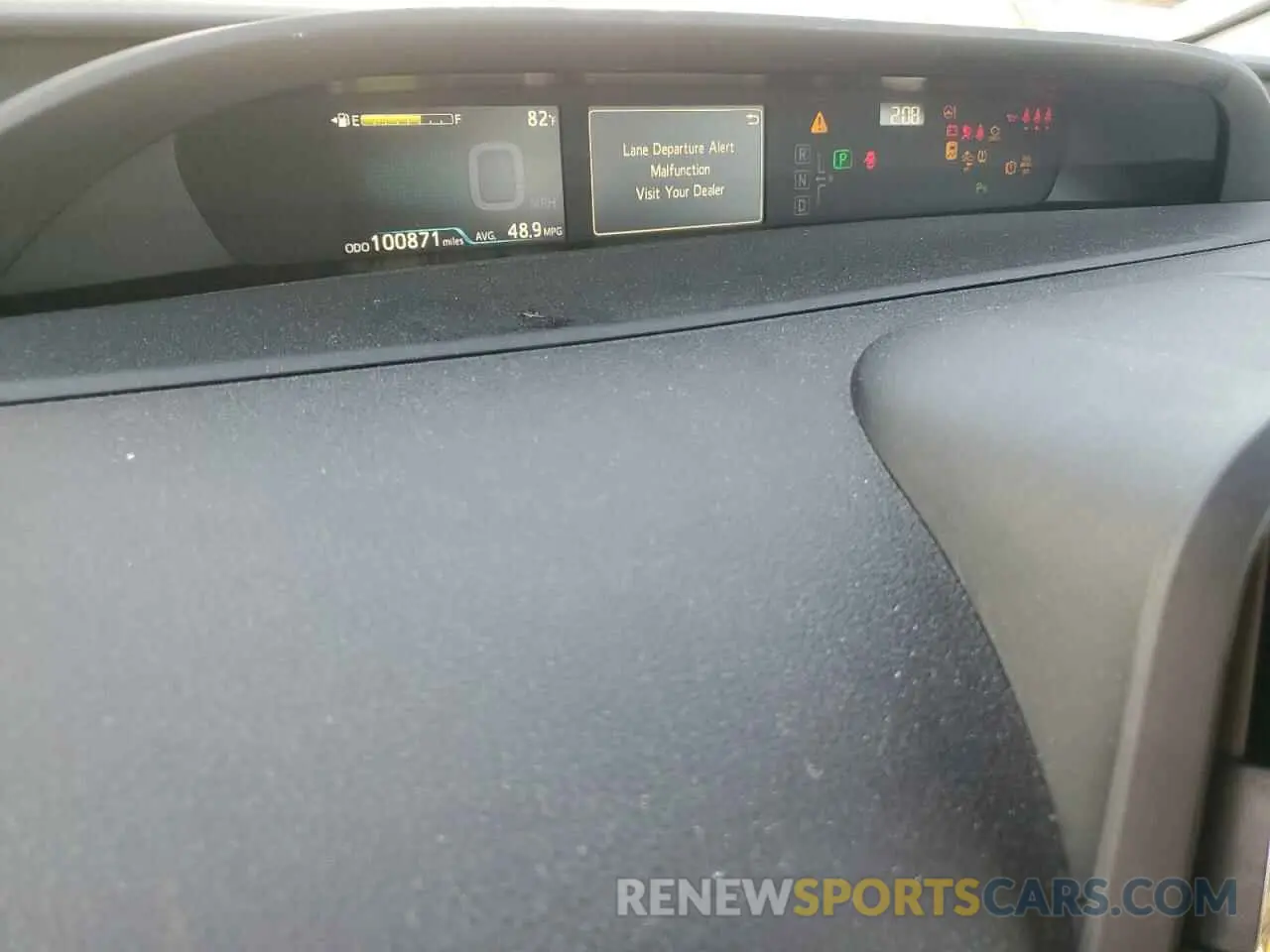 9 fotografías del automóvil dañado JTDKARFU7K3075476 TOYOTA PRIUS 2019