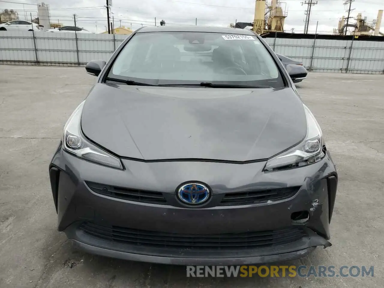 5 fotografías del automóvil dañado JTDKARFU7K3086591 TOYOTA PRIUS 2019
