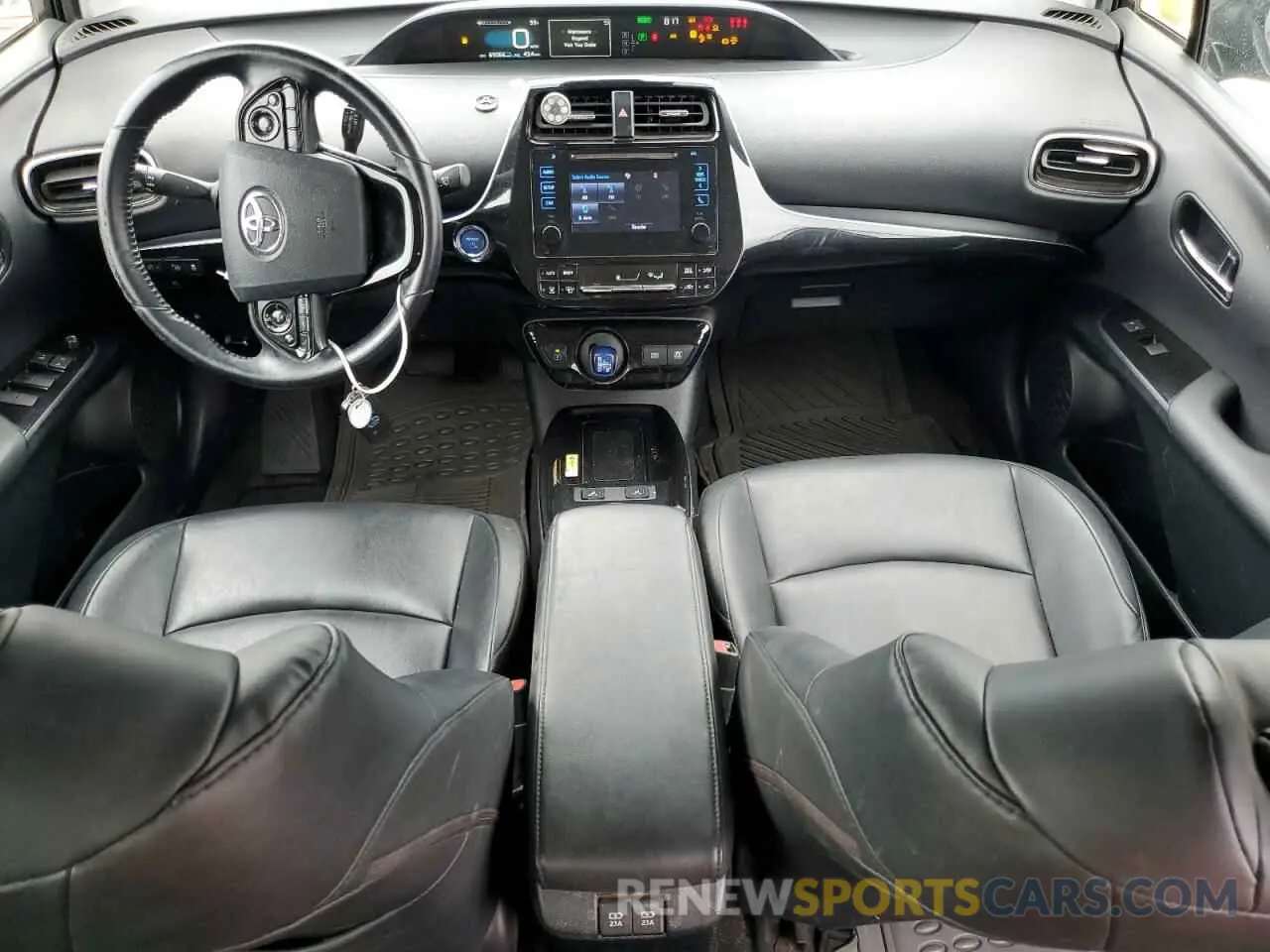 8 fotografías del automóvil dañado JTDKARFU7K3086591 TOYOTA PRIUS 2019
