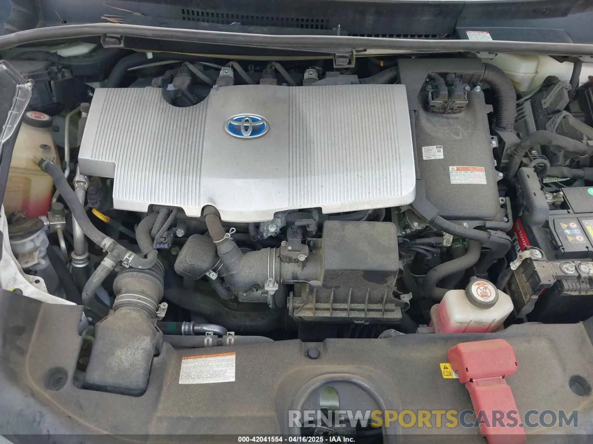 10 fotografías del automóvil dañado JTDKARFU8K3069783 TOYOTA PRIUS 2019
