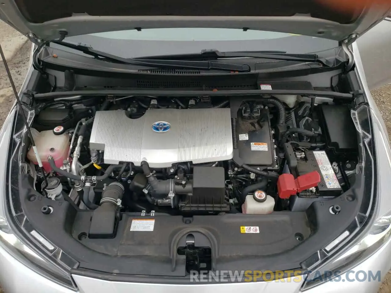 7 fotografías del automóvil dañado JTDKARFU8K3071341 TOYOTA PRIUS 2019