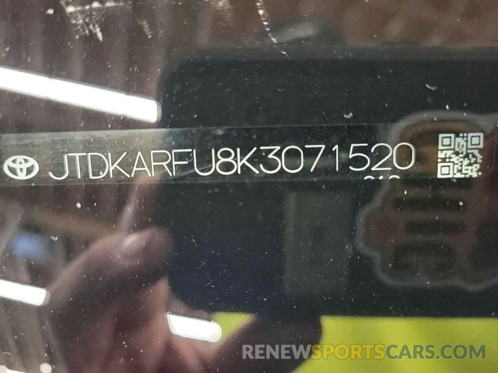 11 fotografías del automóvil dañado JTDKARFU8K3071520 TOYOTA PRIUS 2019