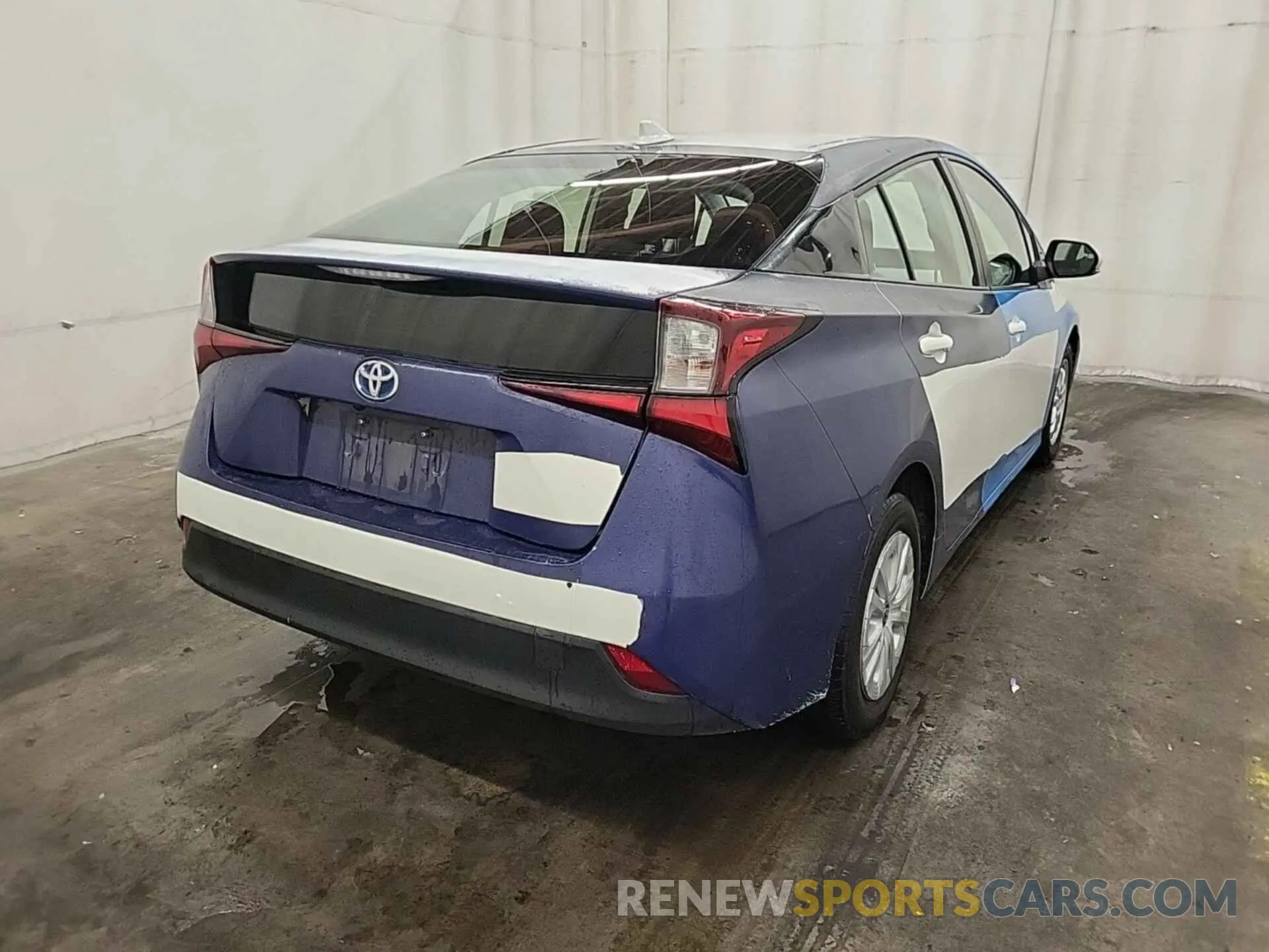 14 fotografías del automóvil dañado JTDKARFU8K3071520 TOYOTA PRIUS 2019