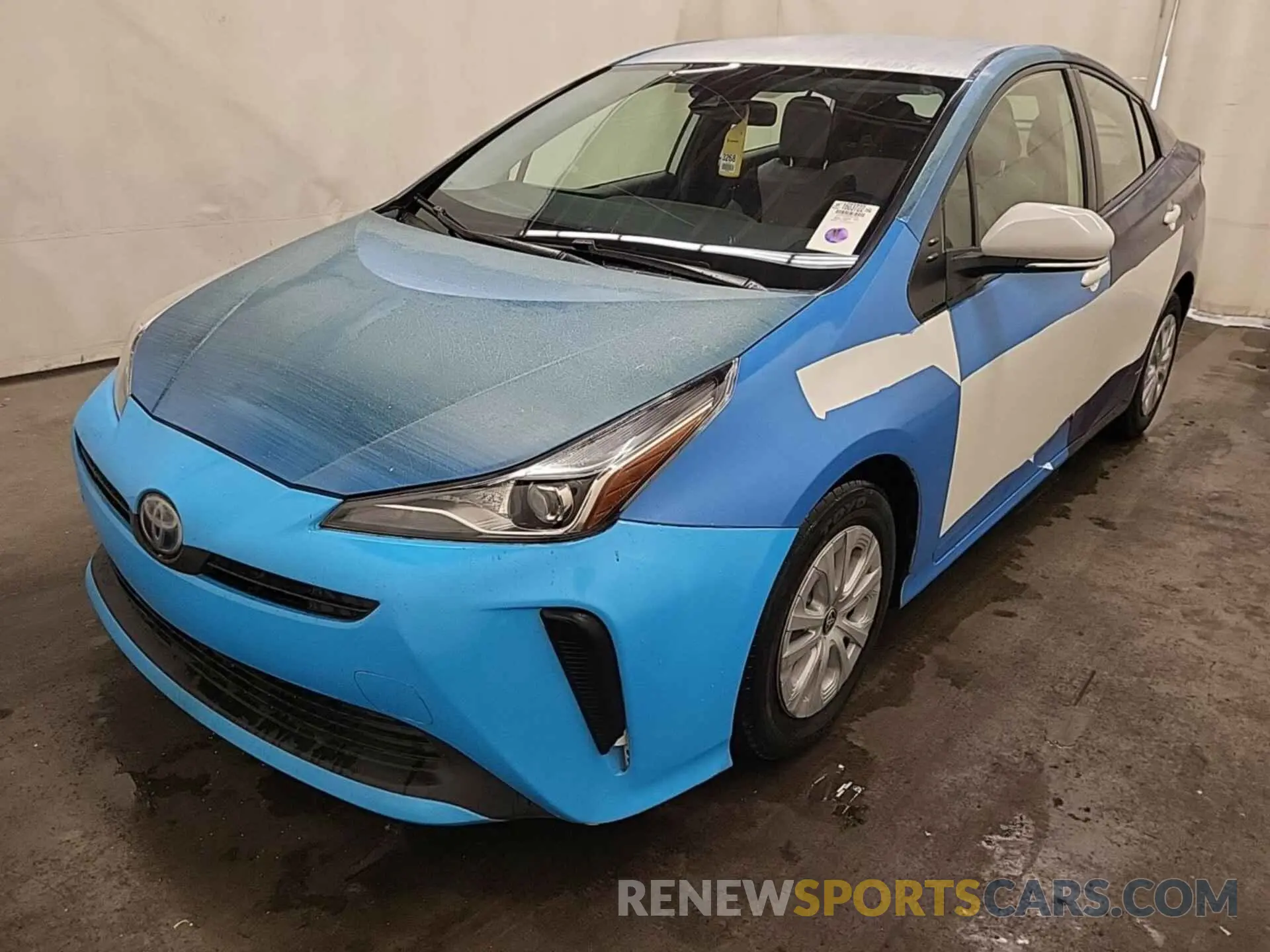 15 fotografías del automóvil dañado JTDKARFU8K3071520 TOYOTA PRIUS 2019