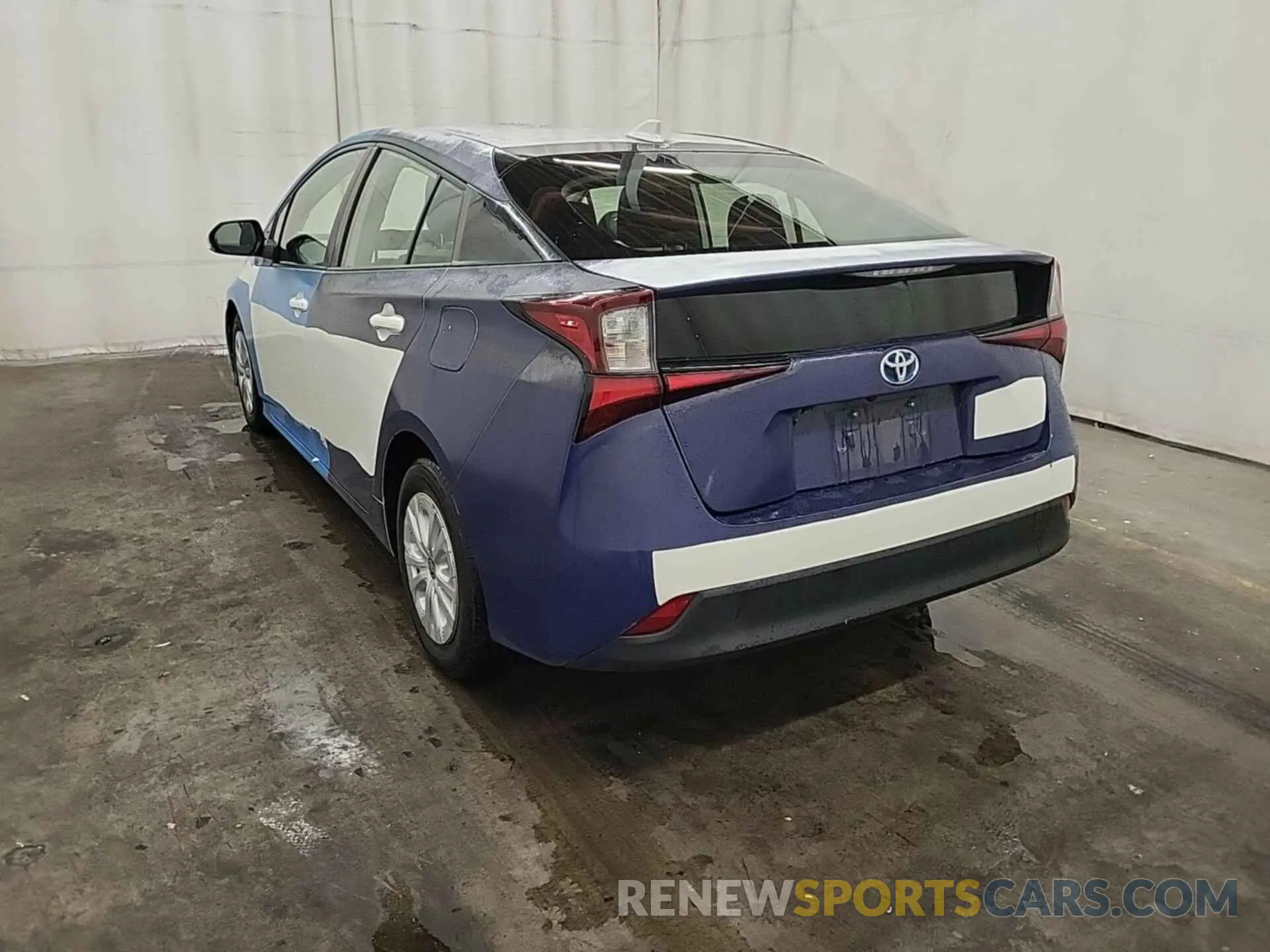 6 fotografías del automóvil dañado JTDKARFU8K3071520 TOYOTA PRIUS 2019