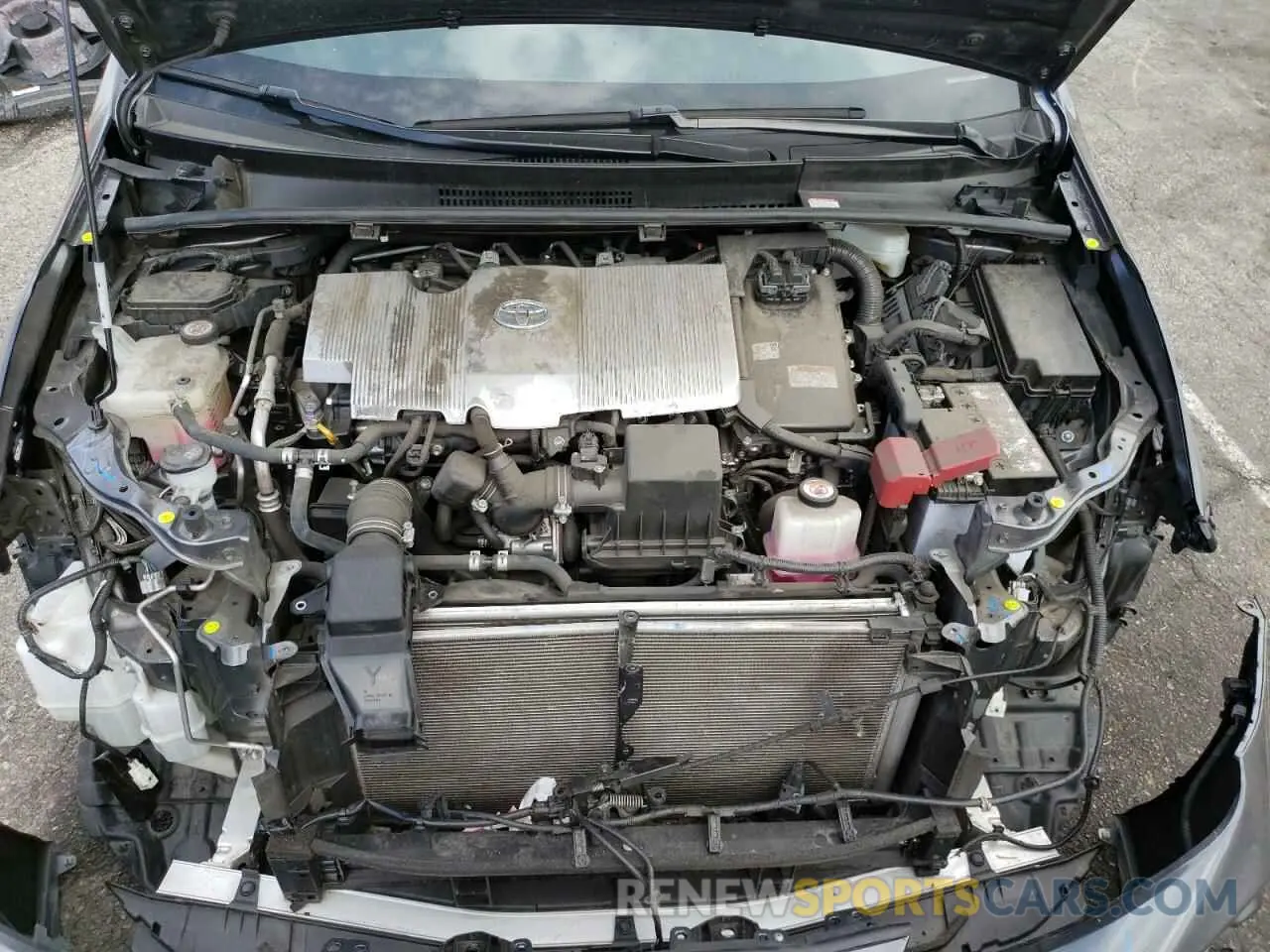 7 fotografías del automóvil dañado JTDKARFU8K3072053 TOYOTA PRIUS 2019
