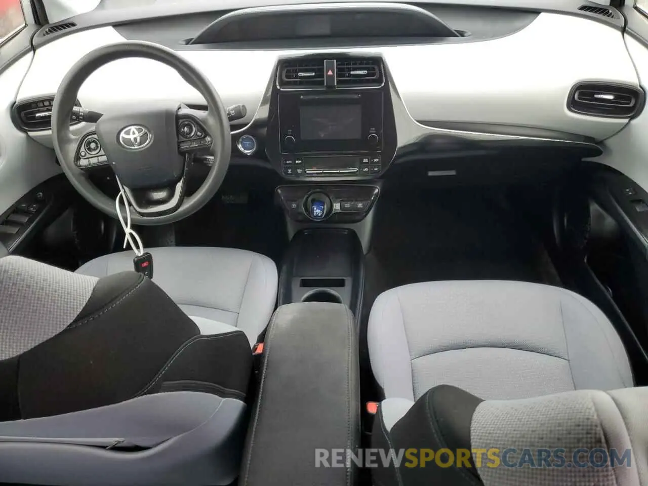 8 fotografías del automóvil dañado JTDKARFU8K3082713 TOYOTA PRIUS 2019