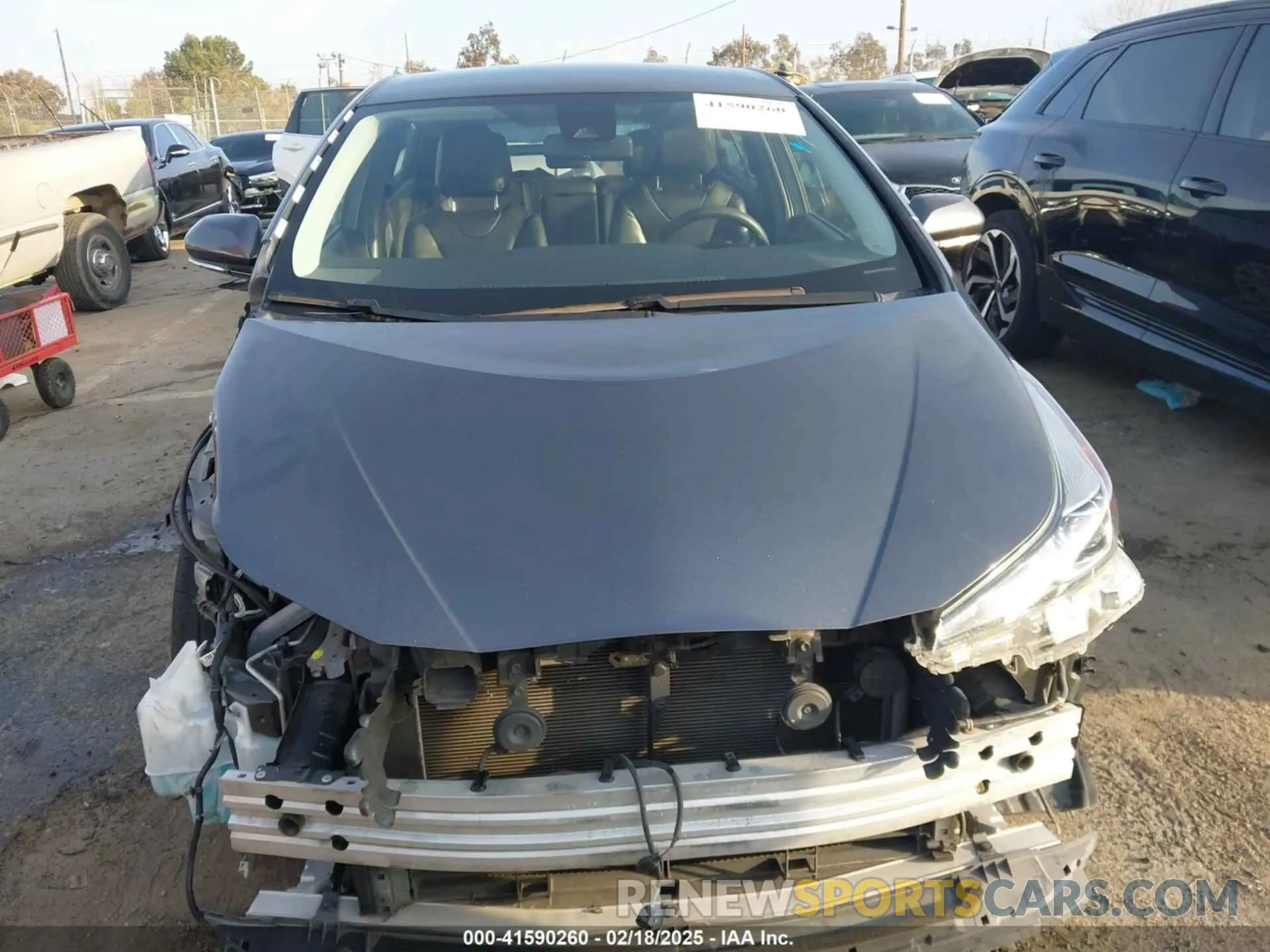 13 fotografías del automóvil dañado JTDKARFU8K3087751 TOYOTA PRIUS 2019
