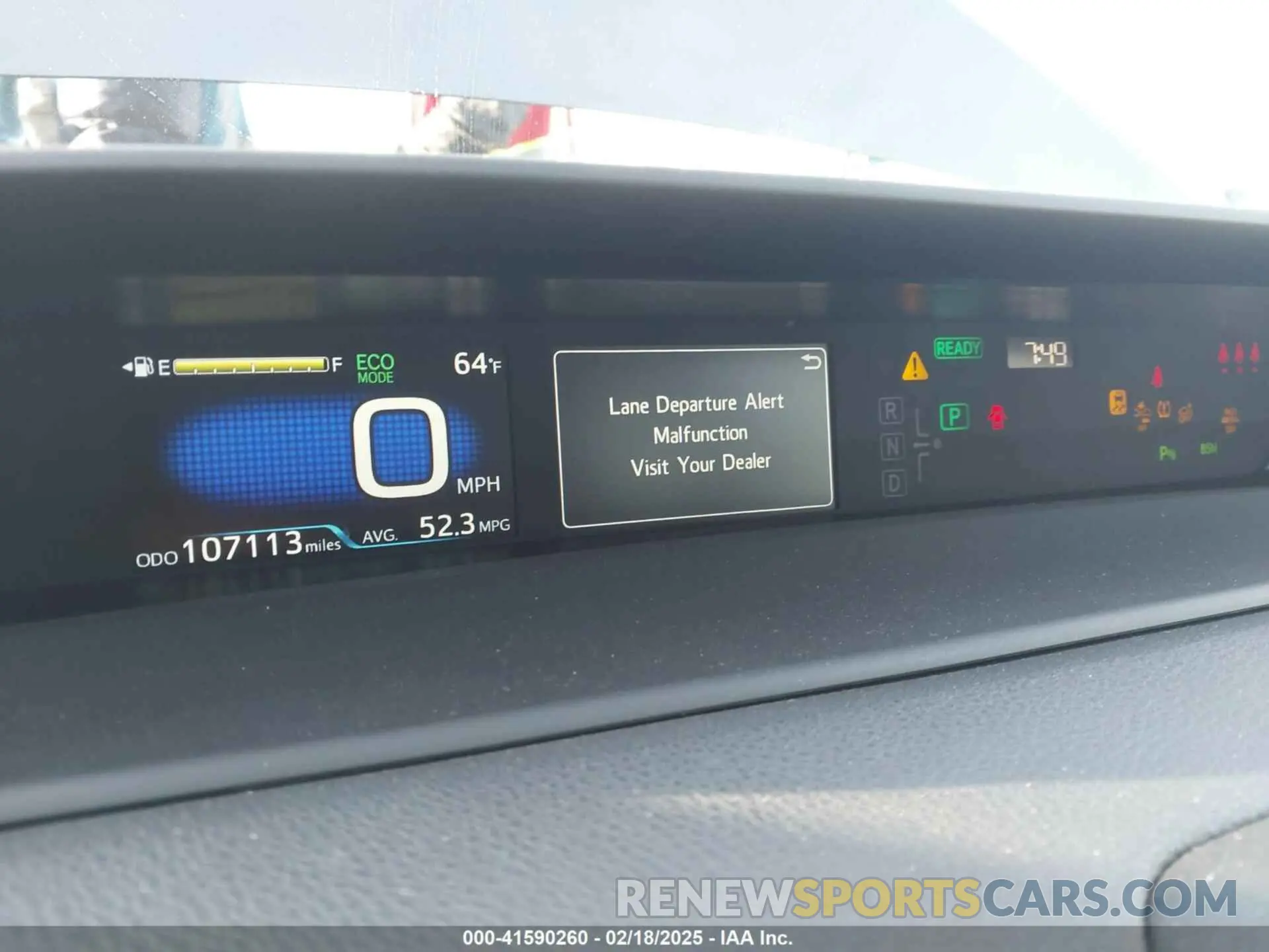 7 fotografías del automóvil dañado JTDKARFU8K3087751 TOYOTA PRIUS 2019