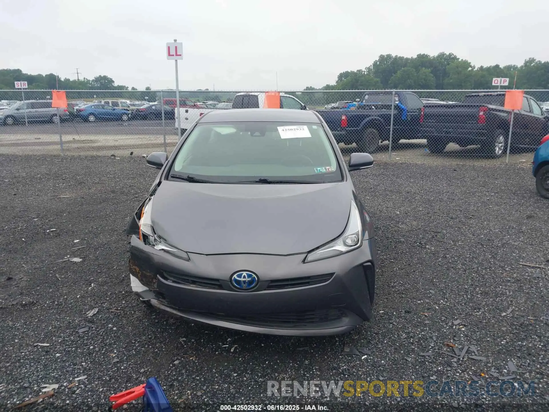 12 fotografías del automóvil dañado JTDKARFU8K3093579 TOYOTA PRIUS 2019