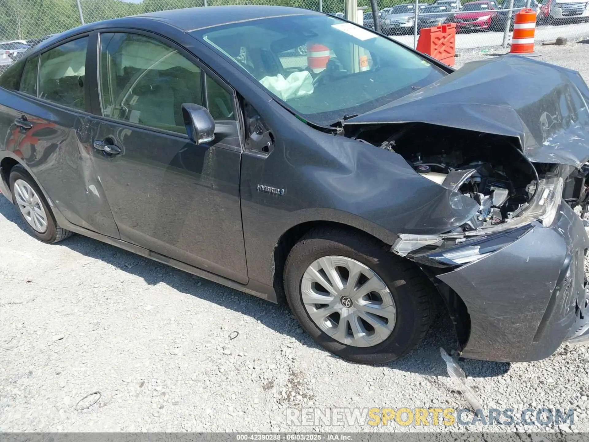 1 fotografías del automóvil dañado JTDKARFU8K3098278 TOYOTA PRIUS 2019