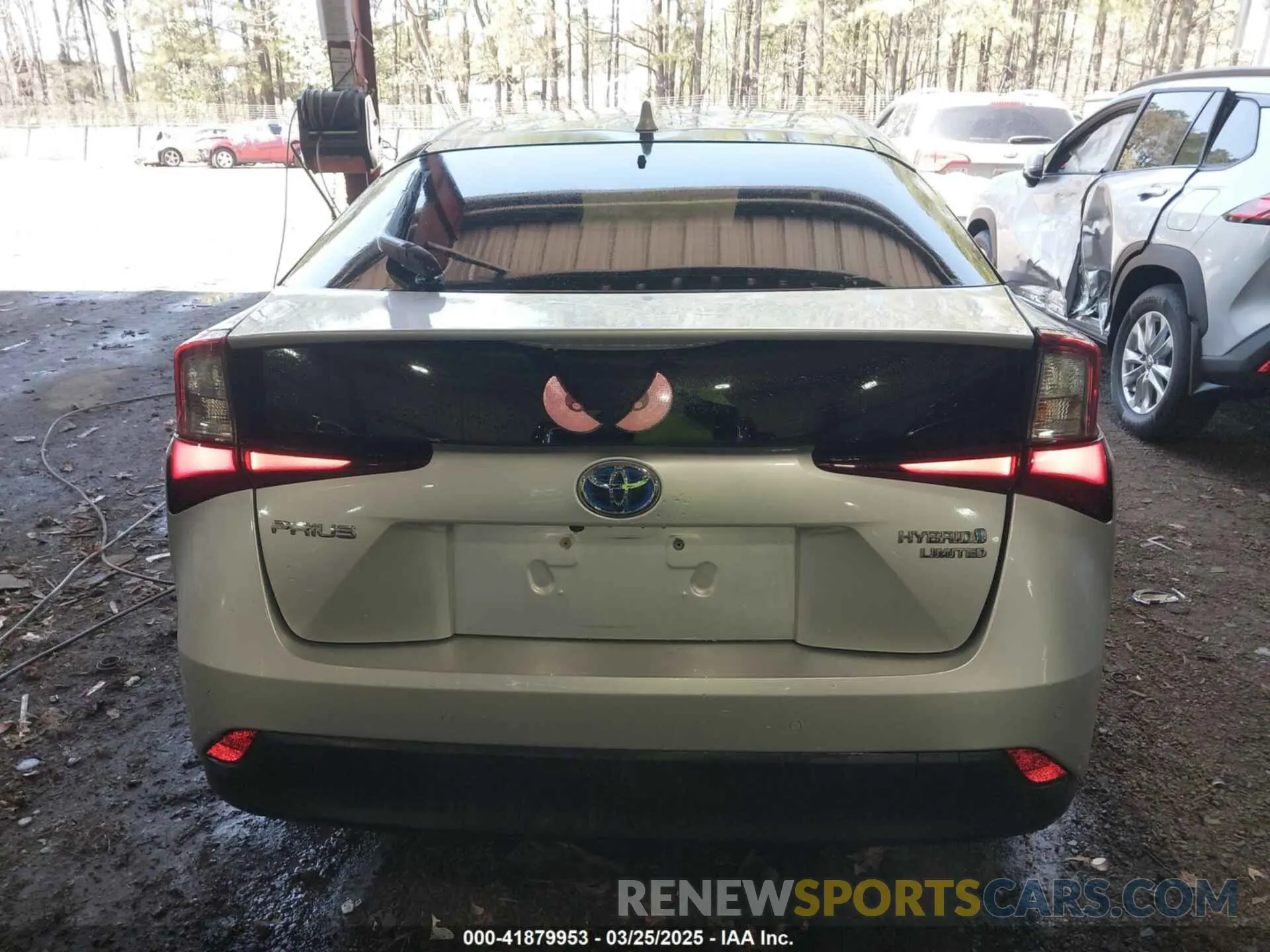 16 fotografías del automóvil dañado JTDKARFU8K3101776 TOYOTA PRIUS 2019