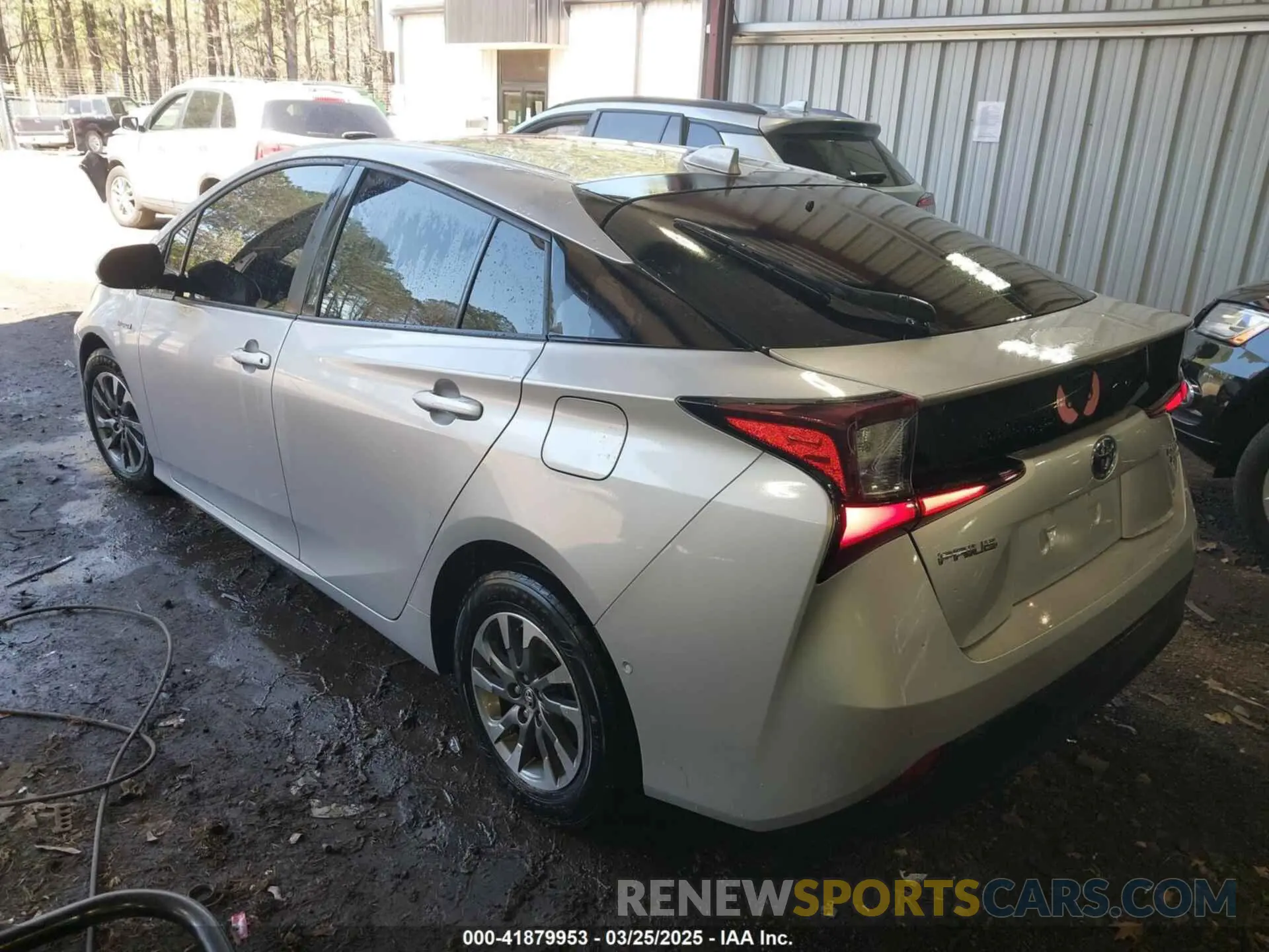 3 fotografías del automóvil dañado JTDKARFU8K3101776 TOYOTA PRIUS 2019