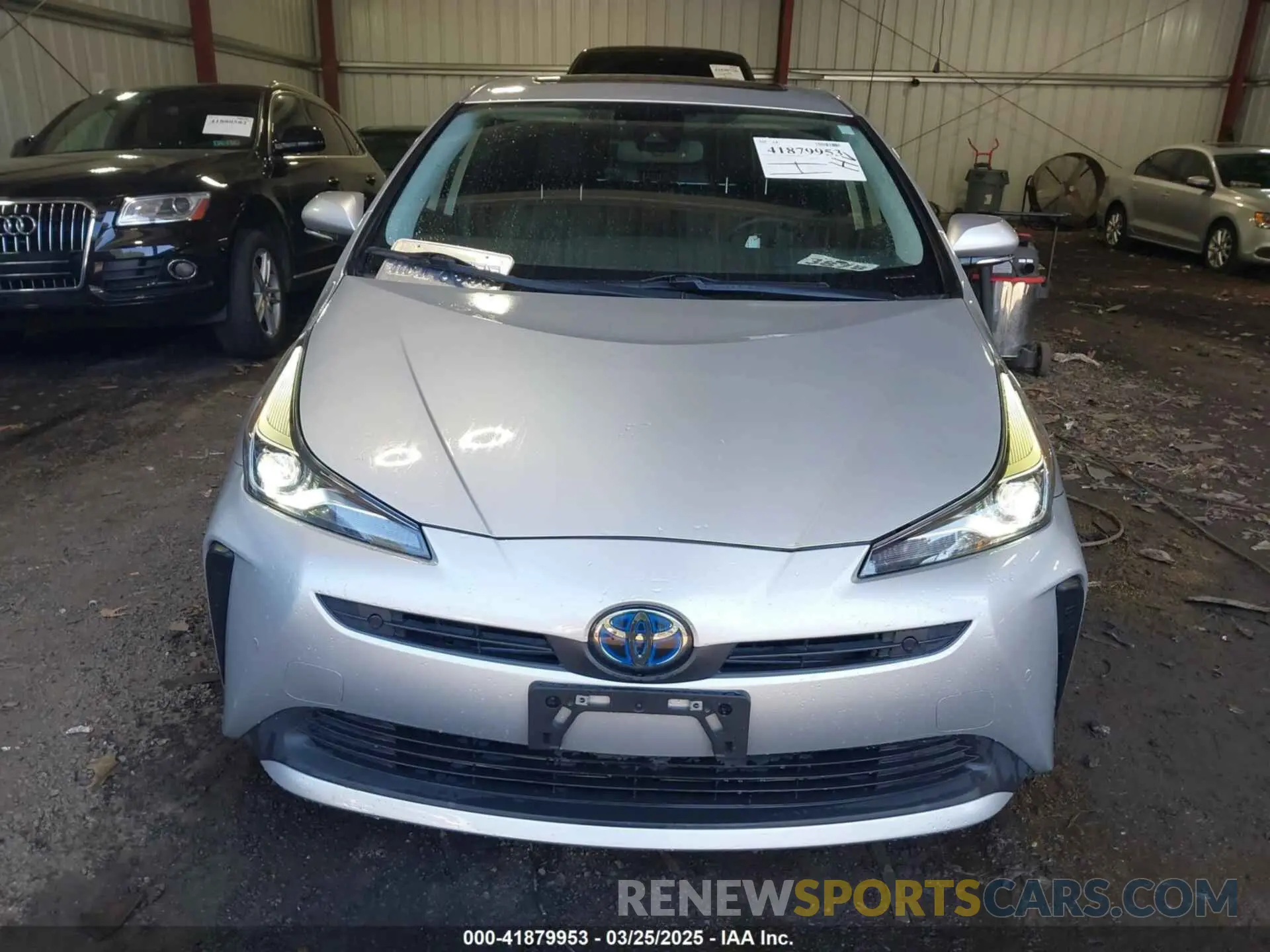 6 fotografías del automóvil dañado JTDKARFU8K3101776 TOYOTA PRIUS 2019