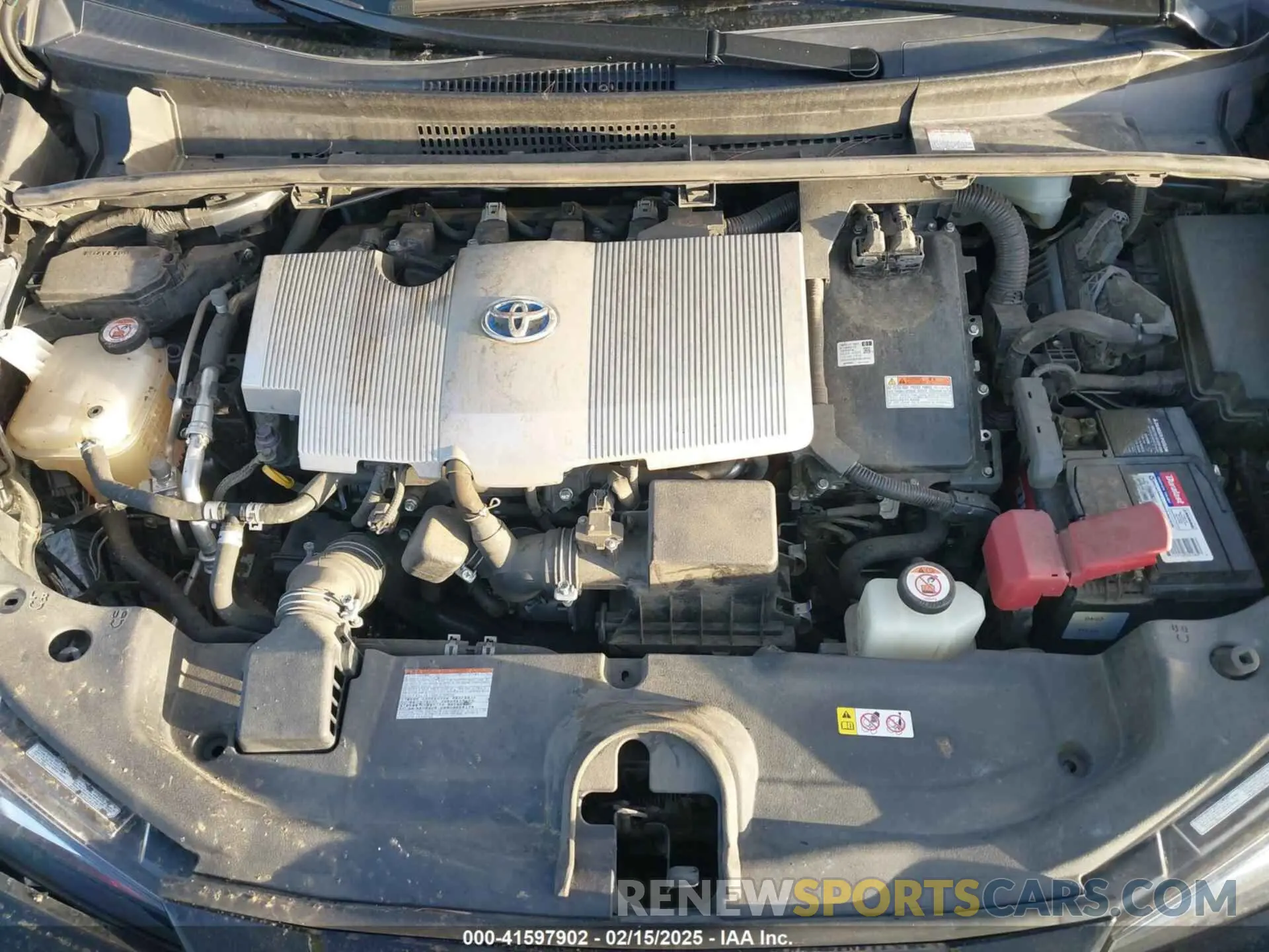 10 fotografías del automóvil dañado JTDKARFU9K3070621 TOYOTA PRIUS 2019