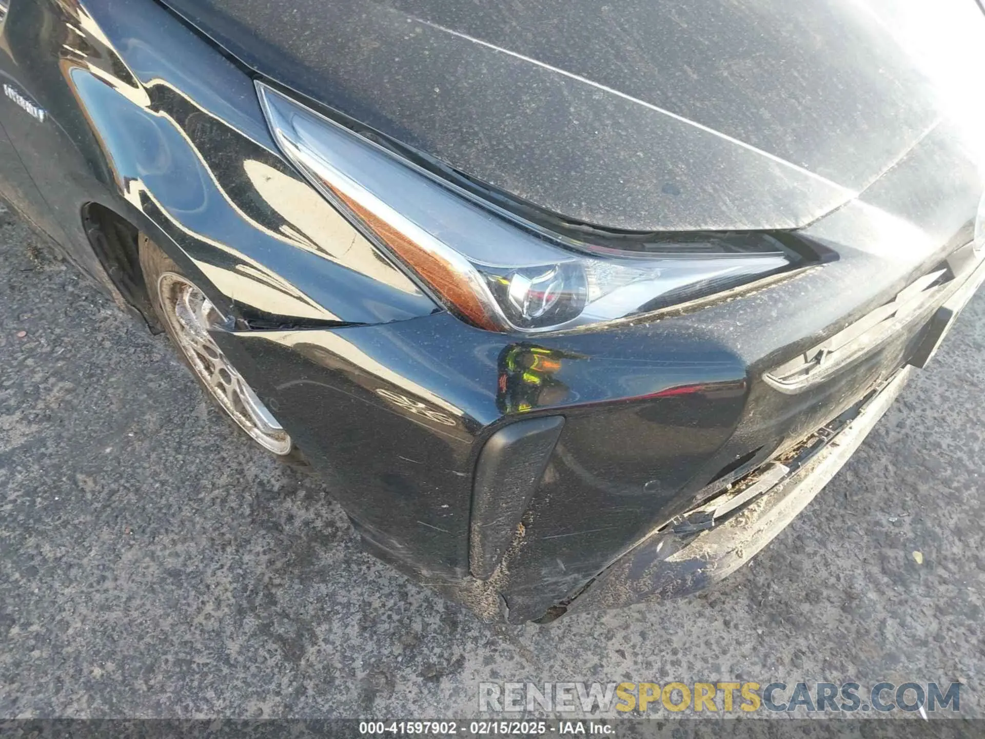 6 fotografías del automóvil dañado JTDKARFU9K3070621 TOYOTA PRIUS 2019