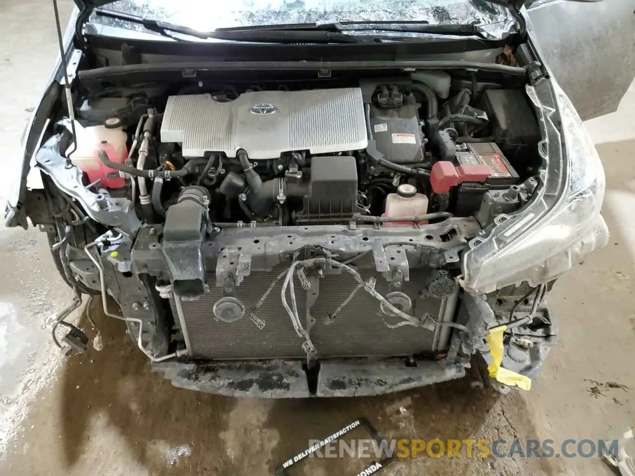 12 fotografías del automóvil dañado JTDKARFU9K3071705 TOYOTA PRIUS 2019
