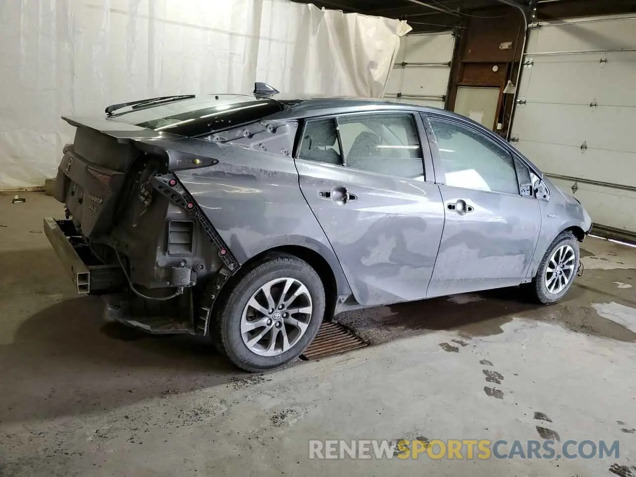 3 fotografías del automóvil dañado JTDKARFU9K3071705 TOYOTA PRIUS 2019