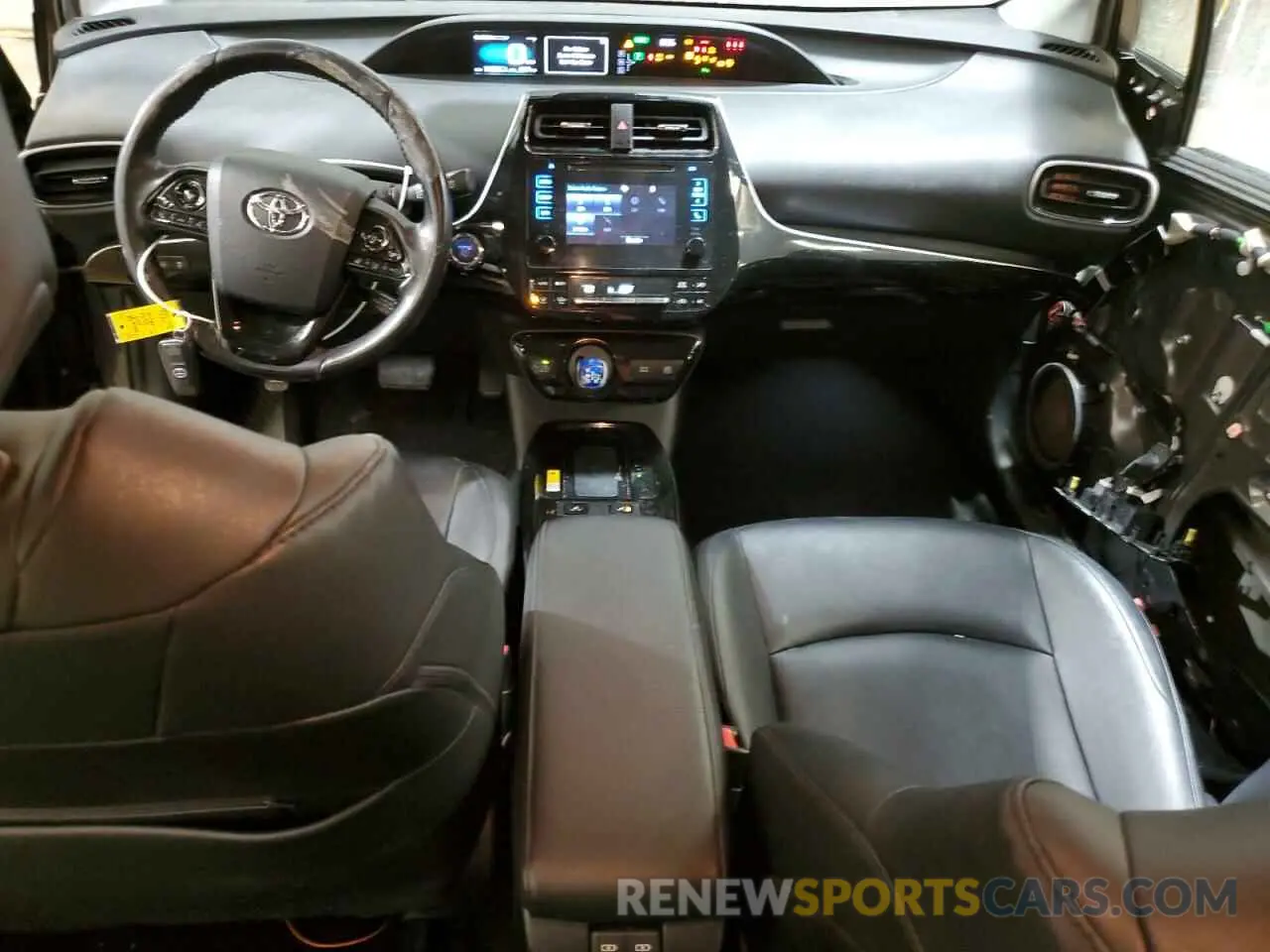 8 fotografías del automóvil dañado JTDKARFU9K3071705 TOYOTA PRIUS 2019