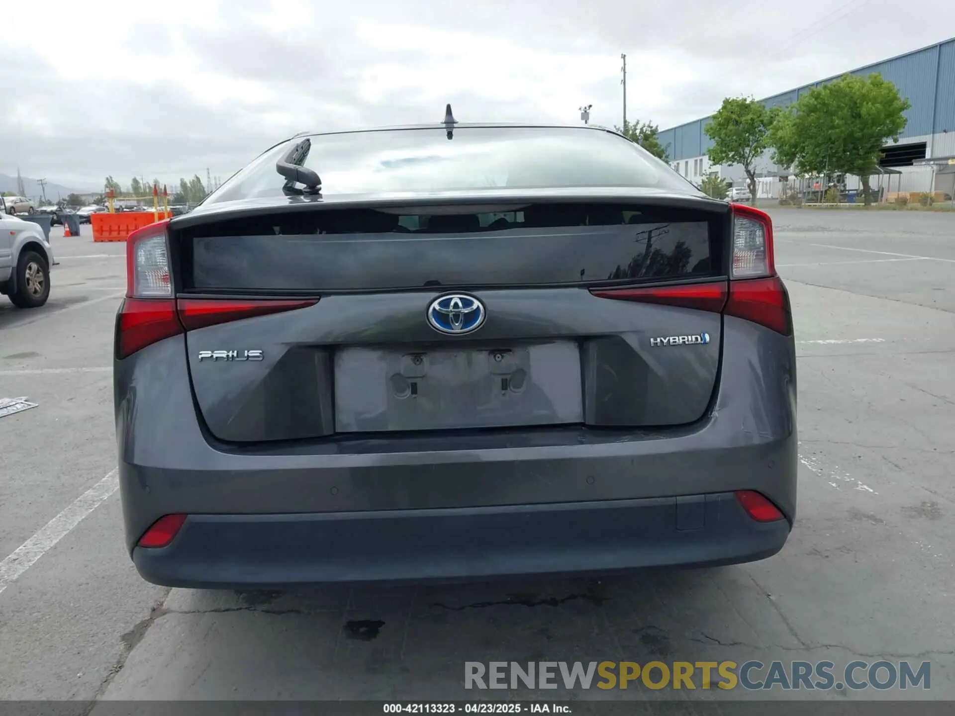 16 fotografías del automóvil dañado JTDKARFU9K3075219 TOYOTA PRIUS 2019