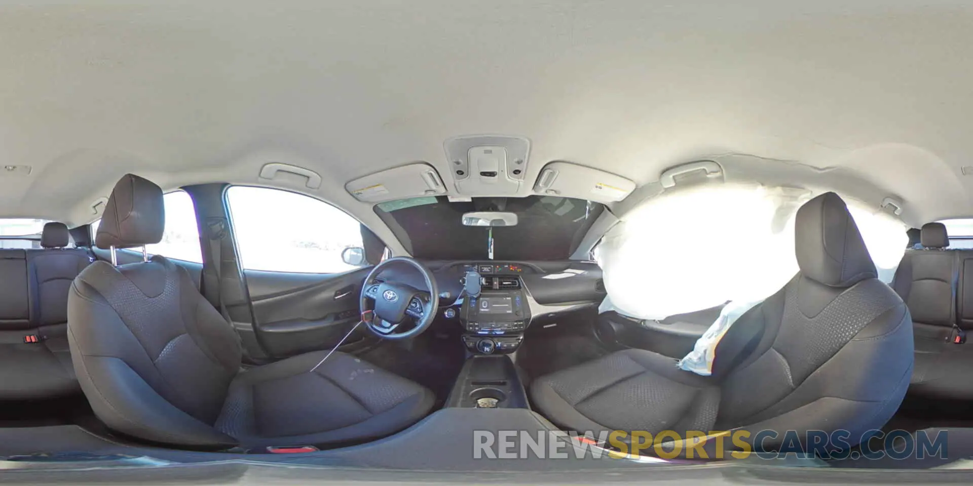 14 fotografías del automóvil dañado JTDKARFU9K3078282 TOYOTA PRIUS 2019
