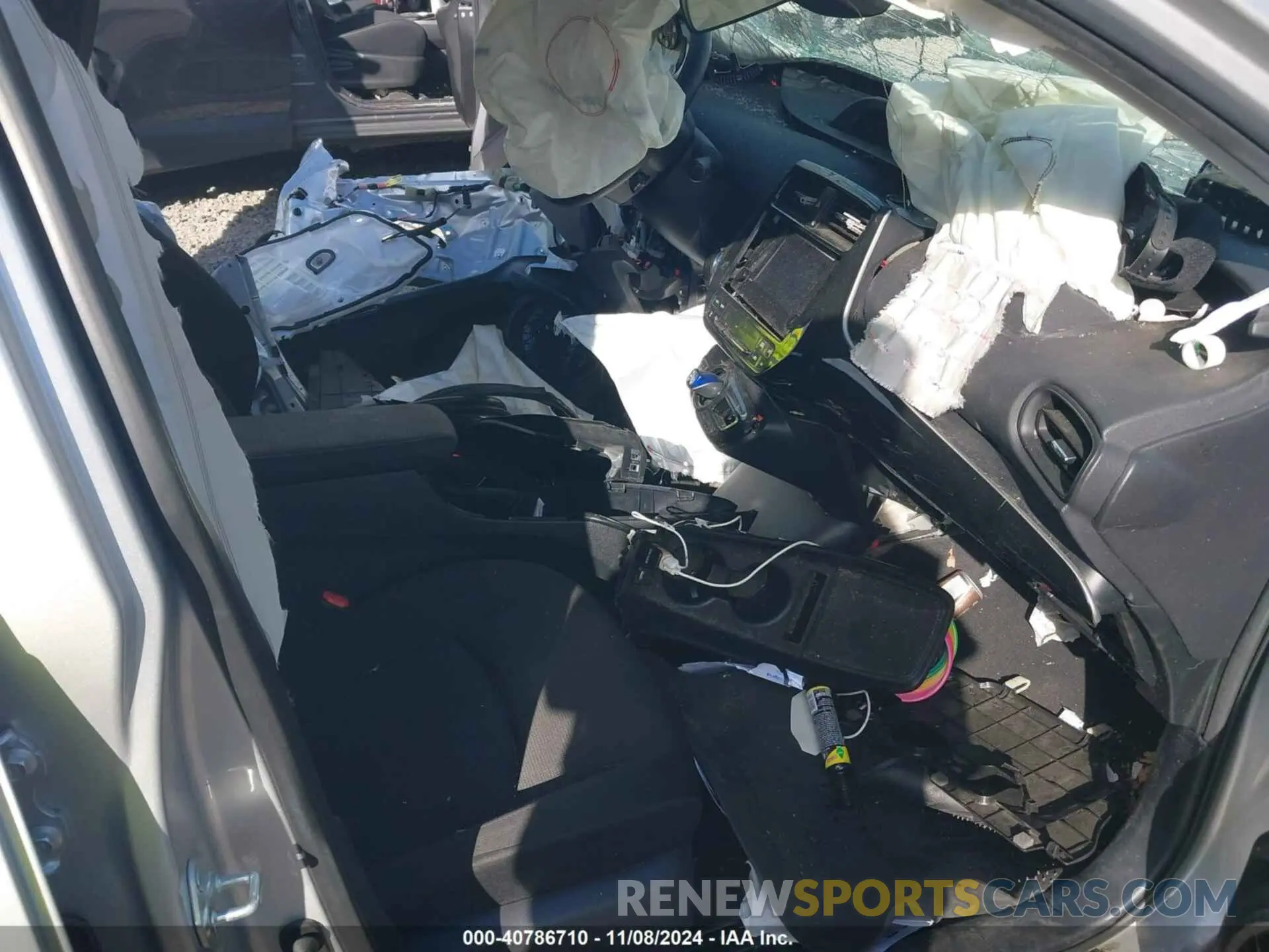 5 fotografías del automóvil dañado JTDKARFU9K3089668 TOYOTA PRIUS 2019