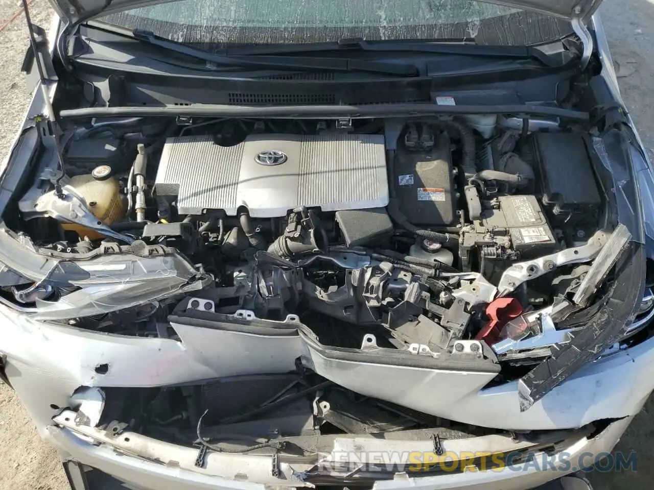 11 fotografías del automóvil dañado JTDKARFU9K3092229 TOYOTA PRIUS 2019