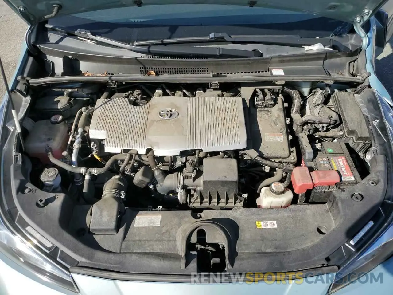 12 fotografías del automóvil dañado JTDKARFU9K3099164 TOYOTA PRIUS 2019