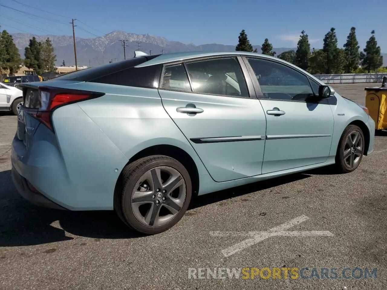3 fotografías del automóvil dañado JTDKARFU9K3099164 TOYOTA PRIUS 2019